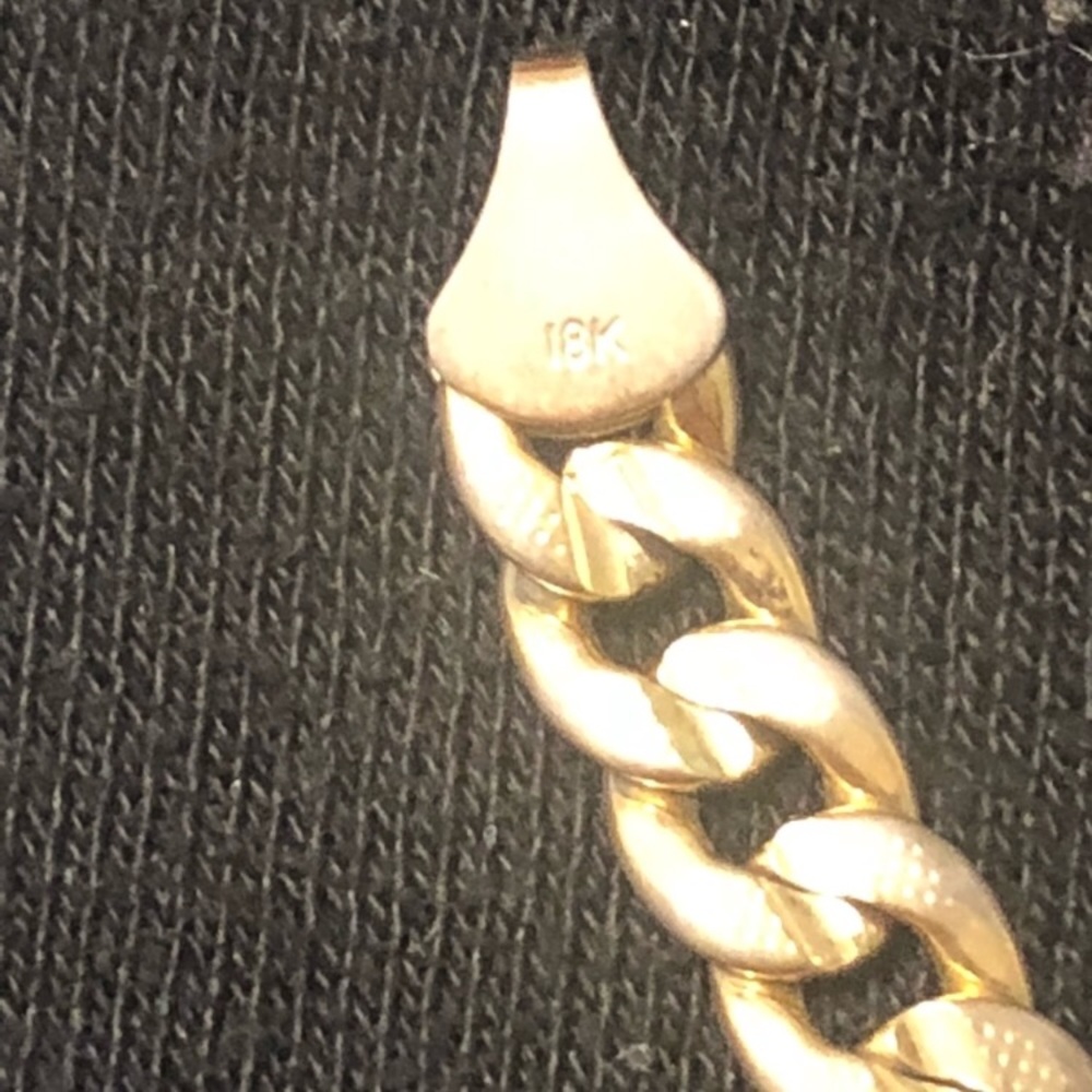 18k gold necklace